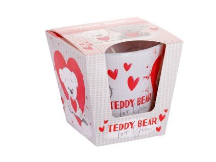 TEDDY BEAR 115g sviečka v skle Bartek