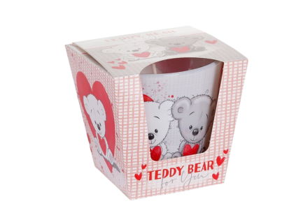 TEDDY BEAR 115g sviečka v skle Bartek