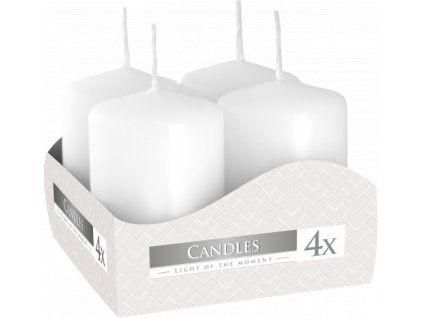 Adventná sviečky biela 4ks