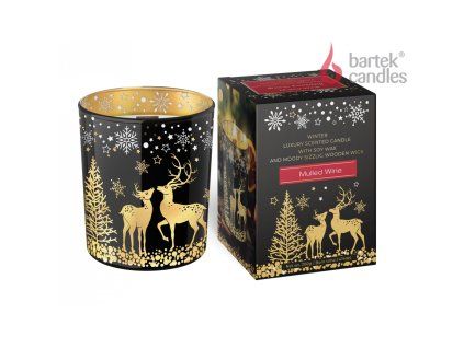 WARM EVENING Mulled Wine 200g sviečka v skle Bartek