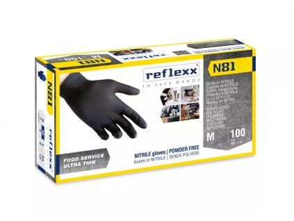 nitrilové rukavice čierne