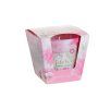 PEONY powder pink 115g sviečka v skle Bartek