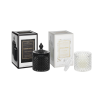 GLAMOURS 180g BLACK sviečka v skle Bartek