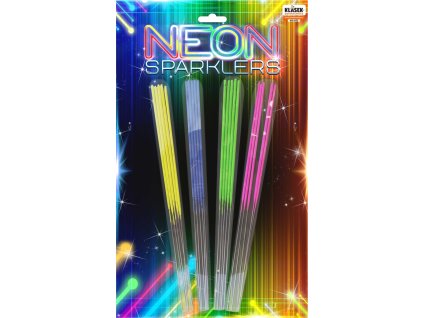 neon sparklers 28 cm 20ks