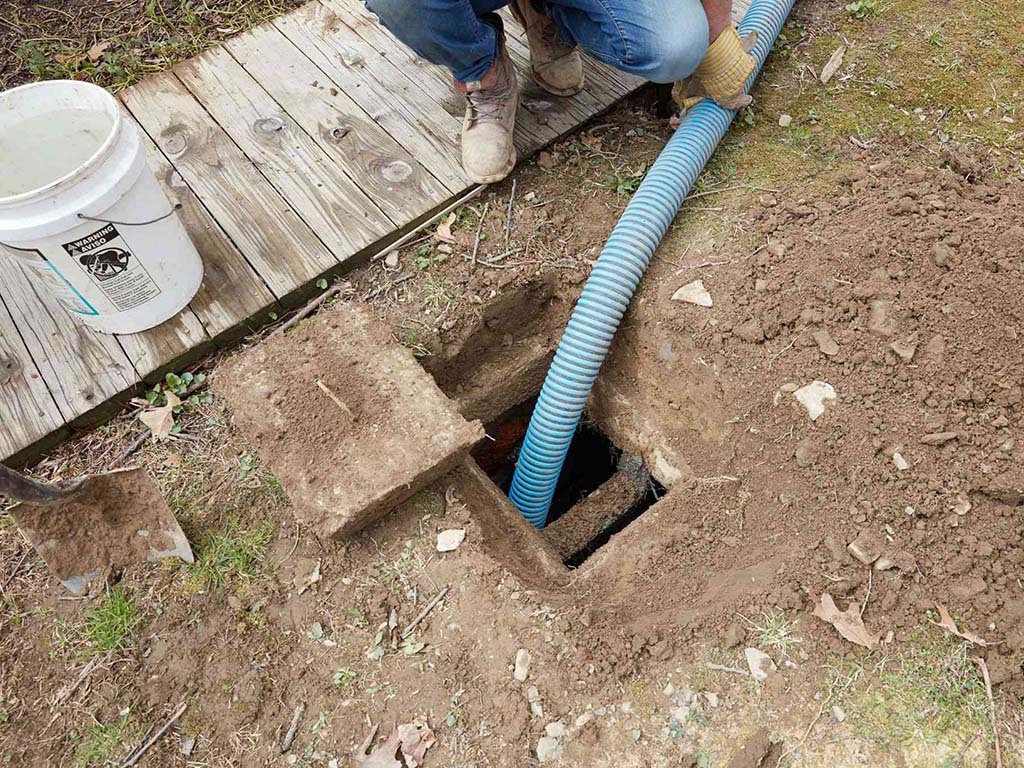 Vypouštění septiku na zahradu