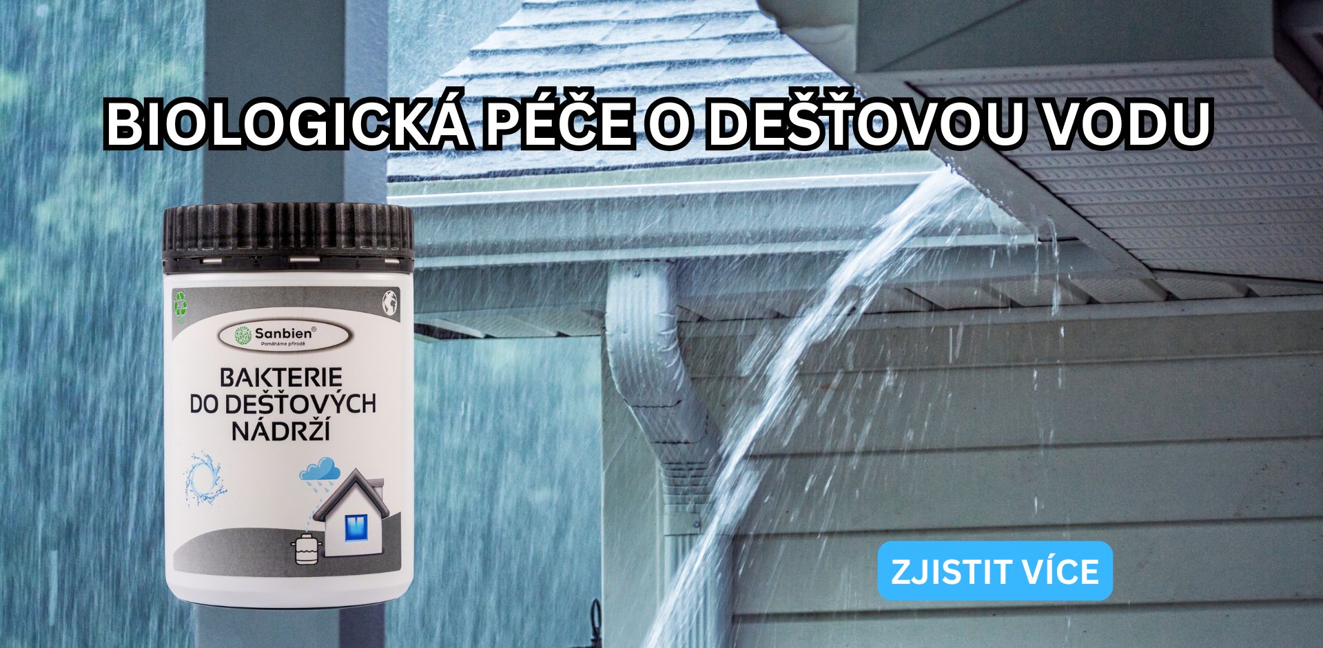 Biologická péče o dešťovou vodu