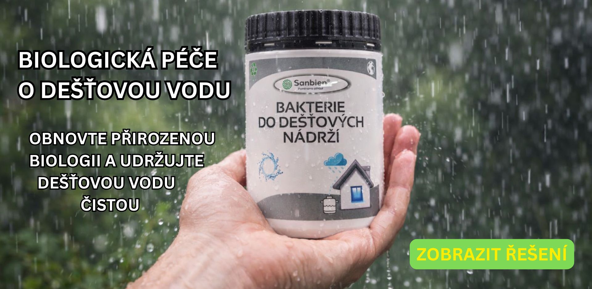 Biologická péče o dešťovou vodu