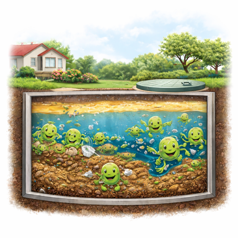 Jak fungují bakterie do septiku? (srozumitelně a bez mýtů)