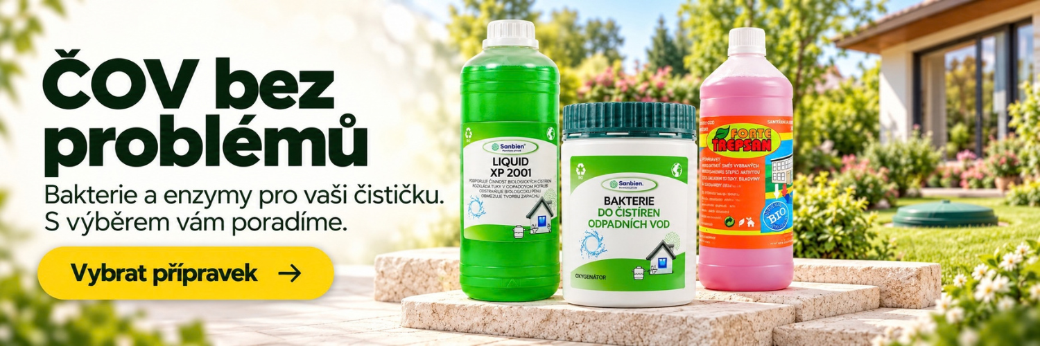 Bakterie a enzymy do čistíren odpadních vod