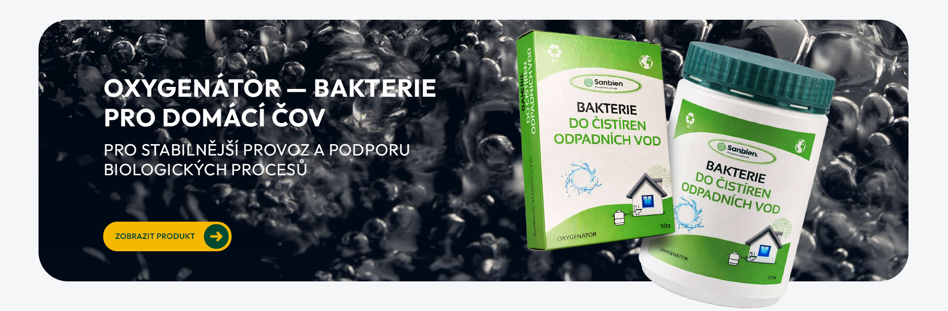 Bakterie do čistíren odpadních vod