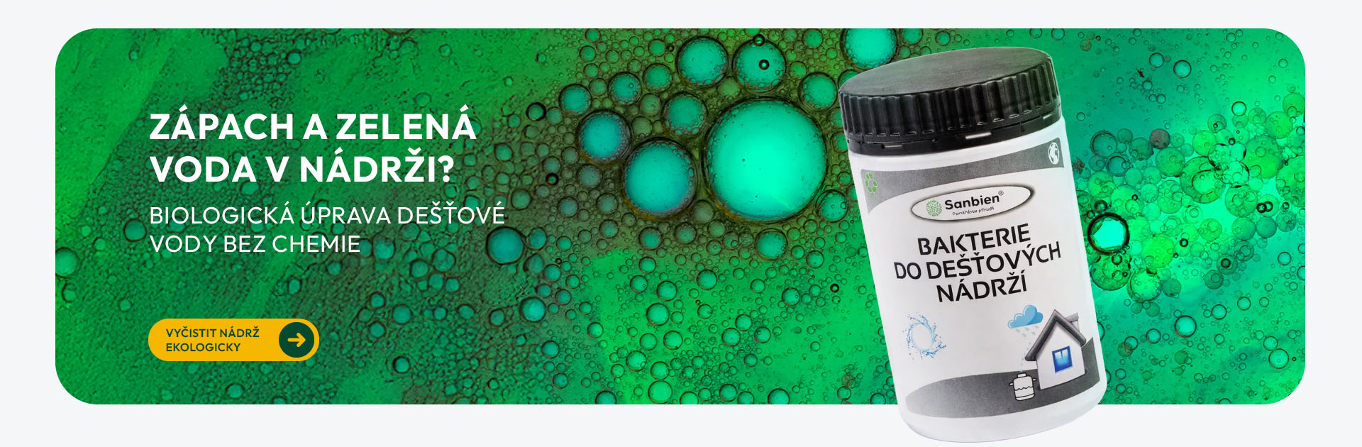 dešťová voda a nádrže