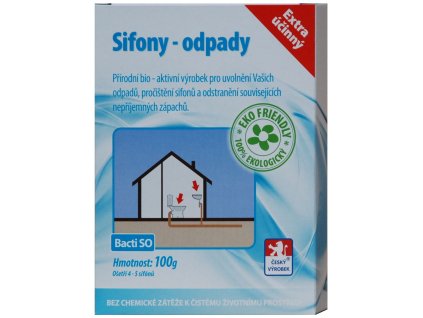 Bacti SO - Bakterie do sifonů - 100g