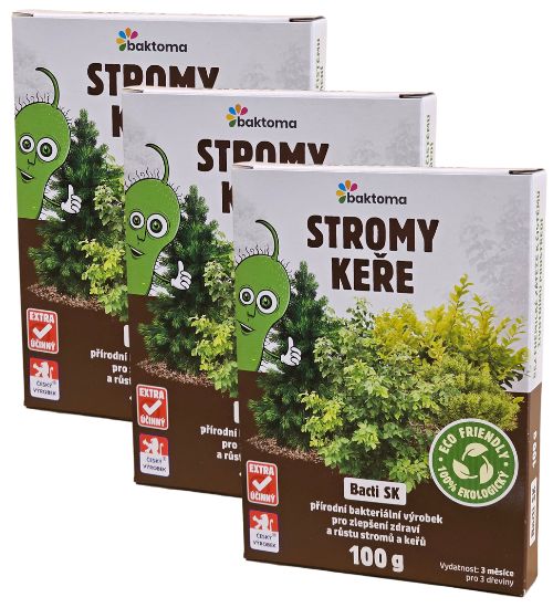 Levně Bacti SK - Stimulátor zdraví rostlin pro stromy a keře - 100 g BACTI SK - AKCE: 3 x 100 g