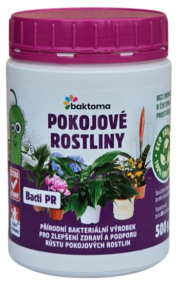 Levně Bacti PR - Stimulátor zdraví rostlin pro pokojové rostliny 0,5 Kg BACTI PR: 0,5 kg