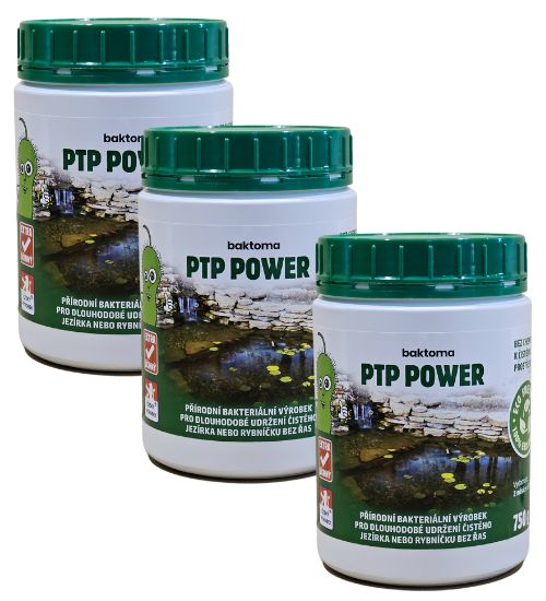 Levně Baktoma PTP POWER - Bakterie na řasu - 0,75kg PTP POWER - AKCE: 3 x 0,75 kg + doprava zdarma !