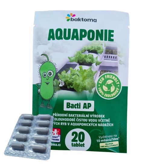 Levně Baktoma Bacti AP TABLETY - Aquaponie BACTI AP: 20 TABLET
