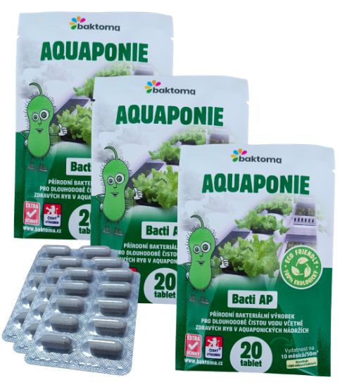 Levně Baktoma Bacti AP TABLETY - Aquaponie BACTI AP: AKCE: 2x30 TABLET