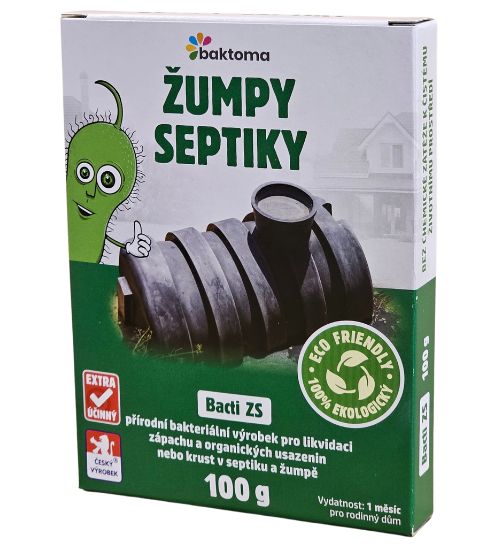 Levně Baktoma Bacti ZS - Bakterie do žump a septiků - 100g BACTI ZS: 100 g