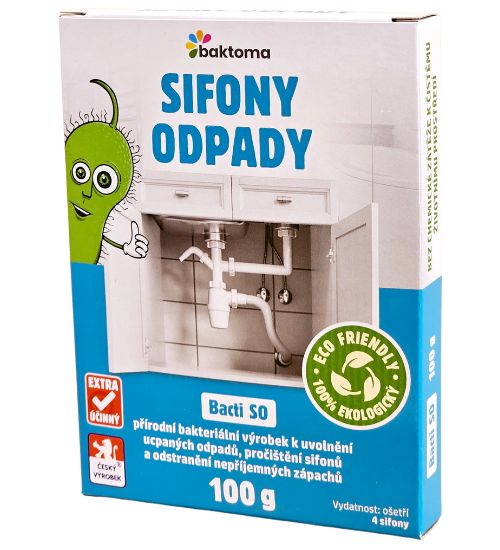 Levně Baktoma Bacti SO - Bakterie do sifonů - 100g BACTI SO: 100 g
