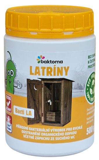 Levně Baktoma Bacti LA - Bakterie do latríny - 0,5kg BACTI LA: 0,5 kg