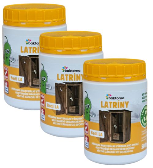 Levně Baktoma Bacti LA - Bakterie do latríny - 0,5kg BACTI LA - AKCE: 3 x 0,5 kg