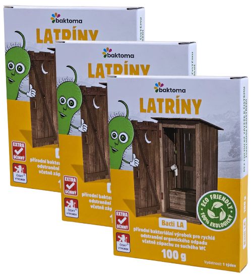 Levně Baktoma Bacti LA - Bakterie do latríny - 100g BACTI LA - AKCE: 3 x 100 g