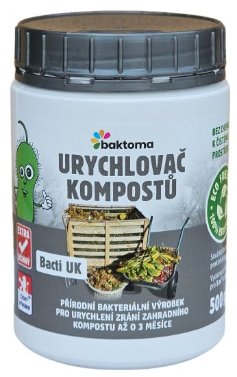 Levně Baktoma Bacti UK - Bakterie do kompostu - 0,5kg BACTI UK: 0,5 kg