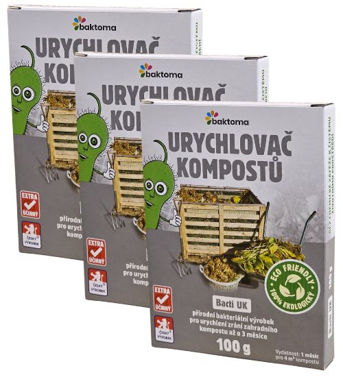 Levně Baktoma Bacti UK - Bakterie do kompostu - 100g BACTI UK - AKCE: 3 x 100 g