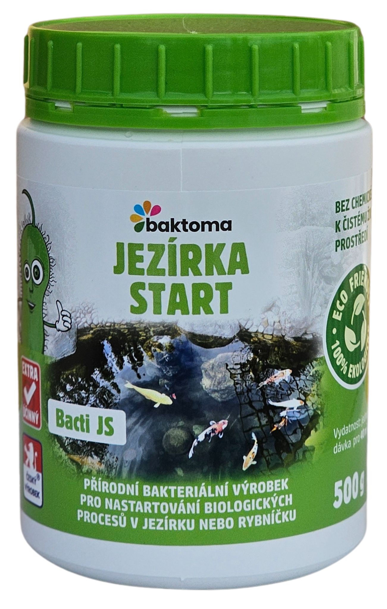 Levně Baktoma BACTI JS - Startovací bakterie do jezírka - 0,5 kg BACTI JS: 0,5 kg
