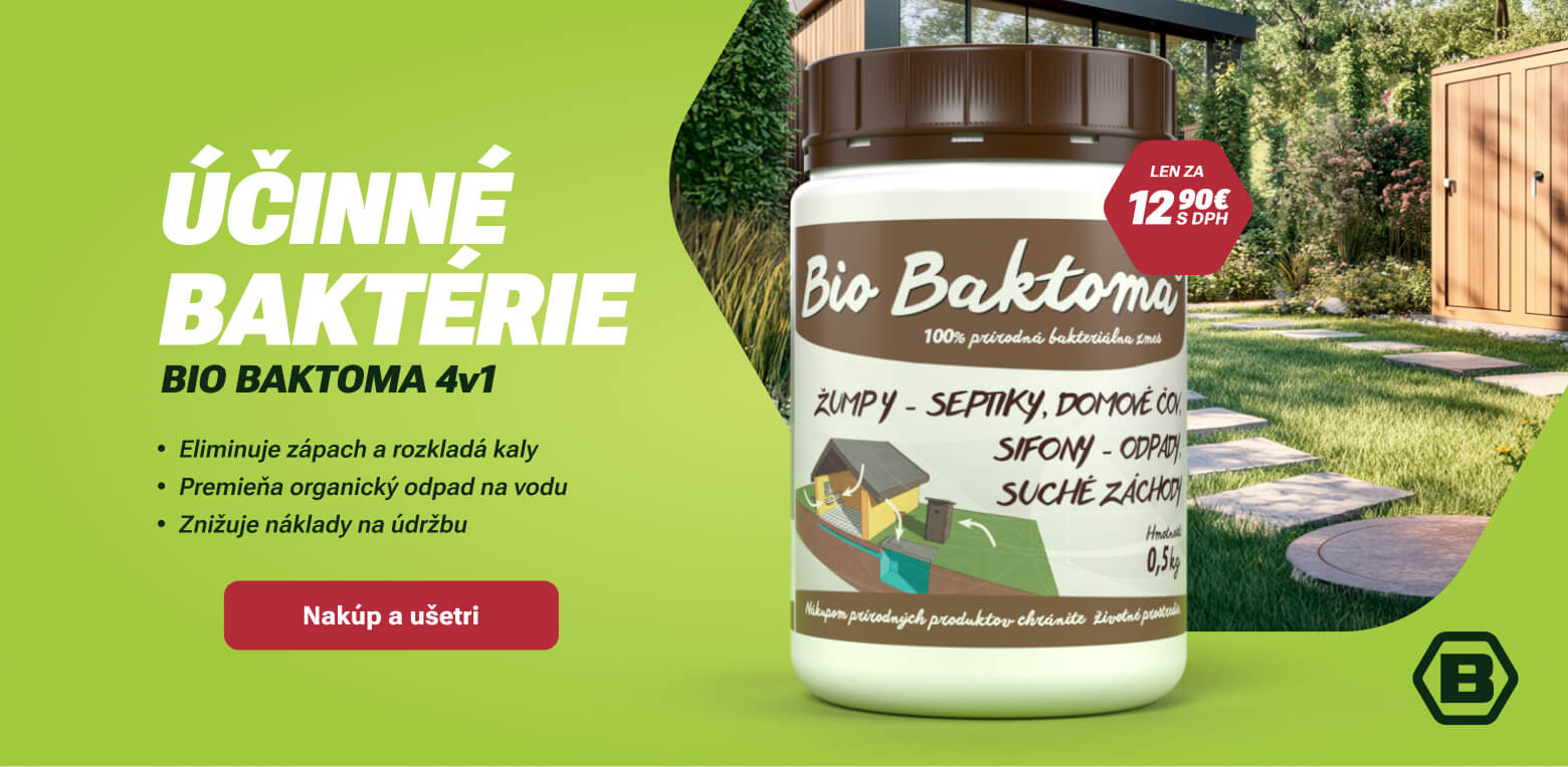 Prírodný bio-enzymatický výrobok pre likvidáciu zápachu a organických usadenín vo Vašom septiku či žumpe.