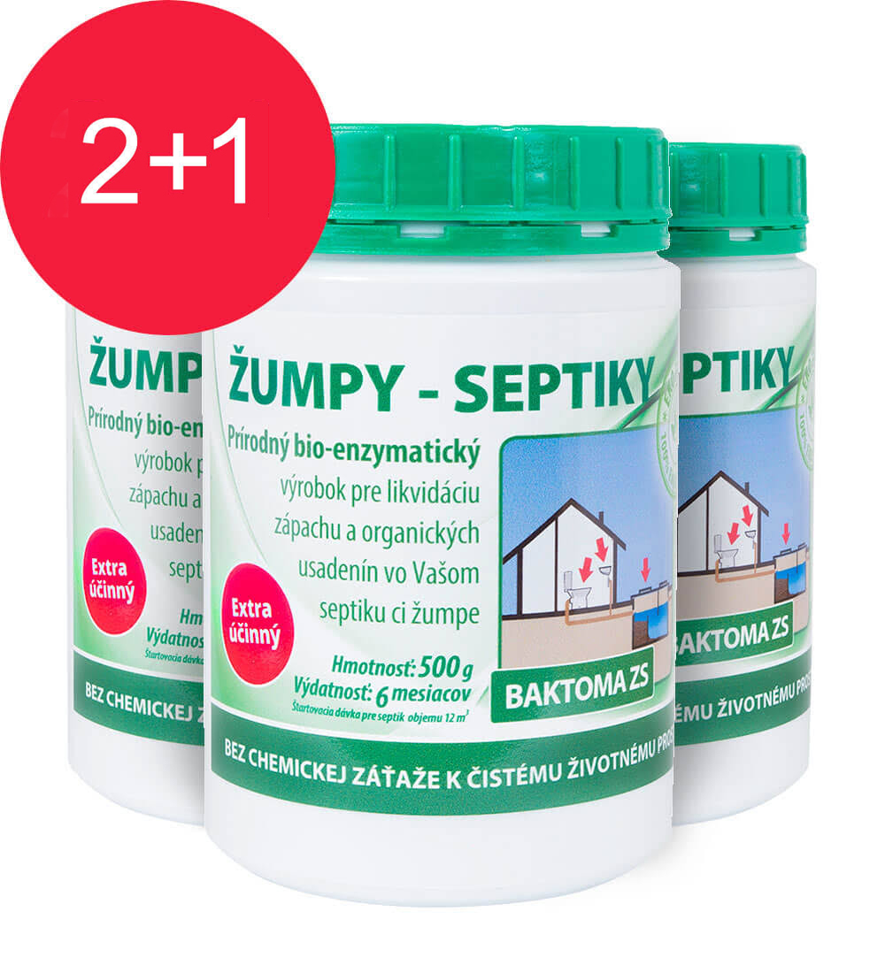 E-shop Baktérie do žumpy a septiku - Baktoma ZS 0,5kg