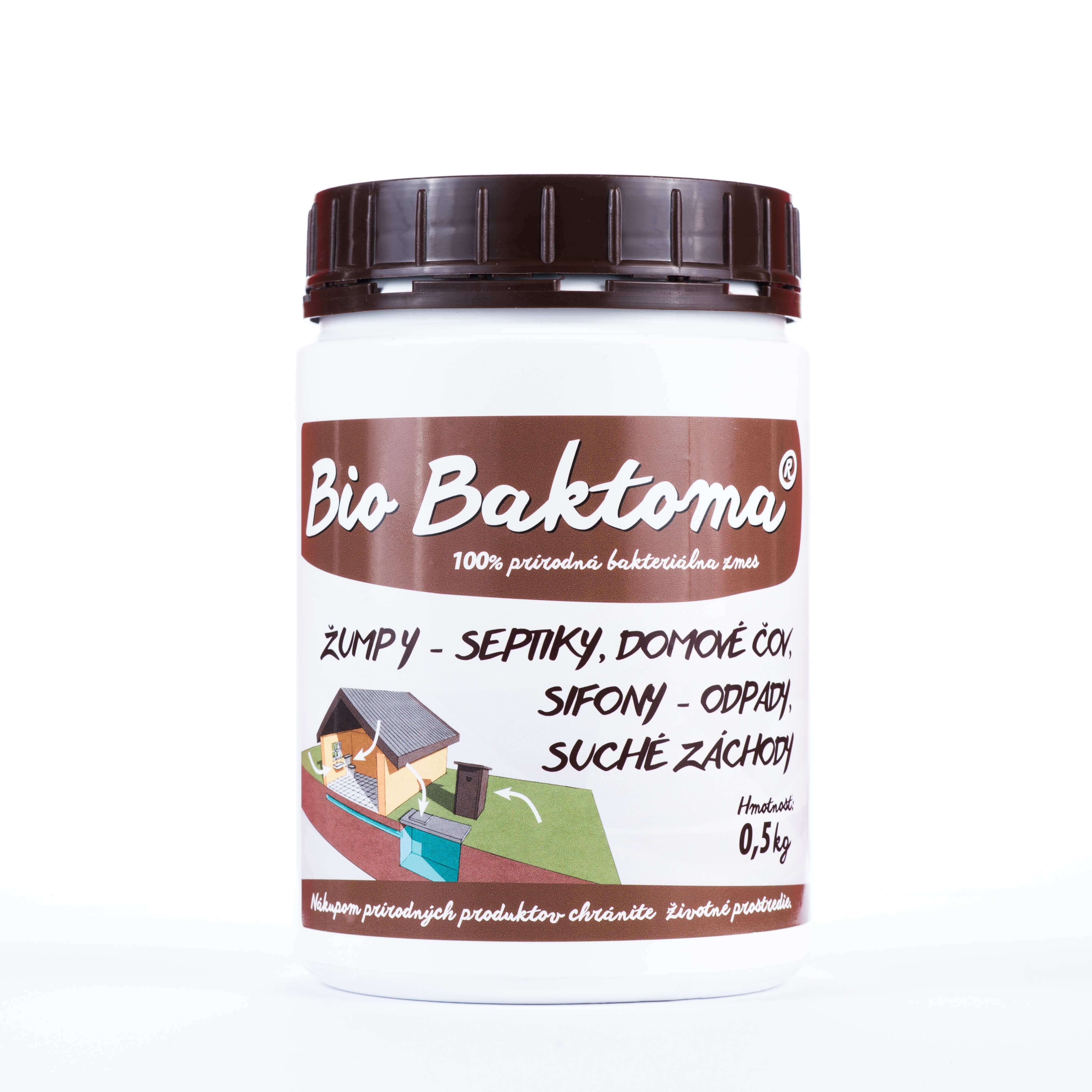 E-shop Baktérie do septiku, žumpy, latríny, sifónu, a ČOV - Bio Baktoma 0,5 kg