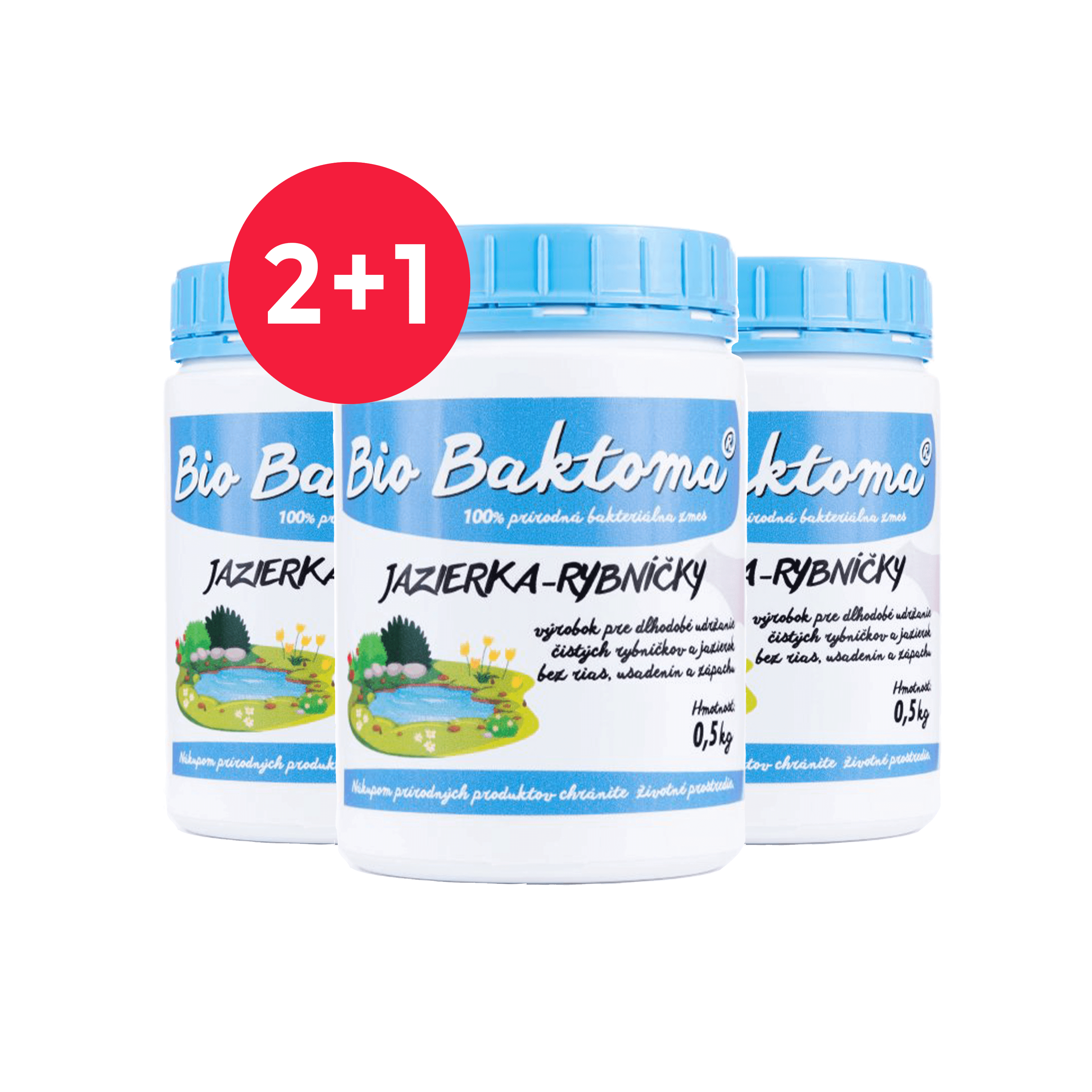 E-shop Baktérie do jazierka AKCIOVÉ BALENIE 2+1 - Bio Baktoma JR 0,5 kg