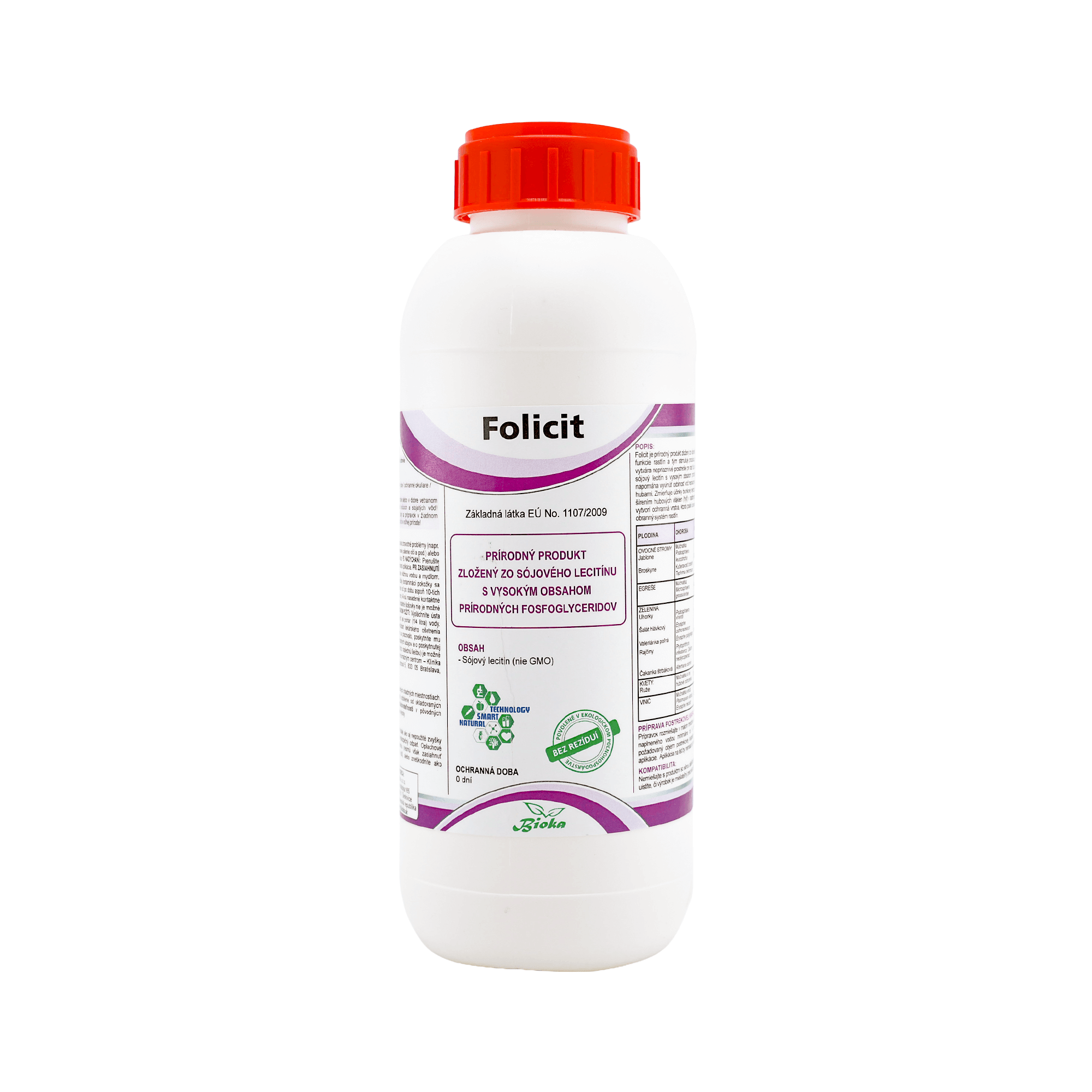 E-shop Bioka Folicit - Prírodná ochrana proti múčnatke Objem: 0,5 l
