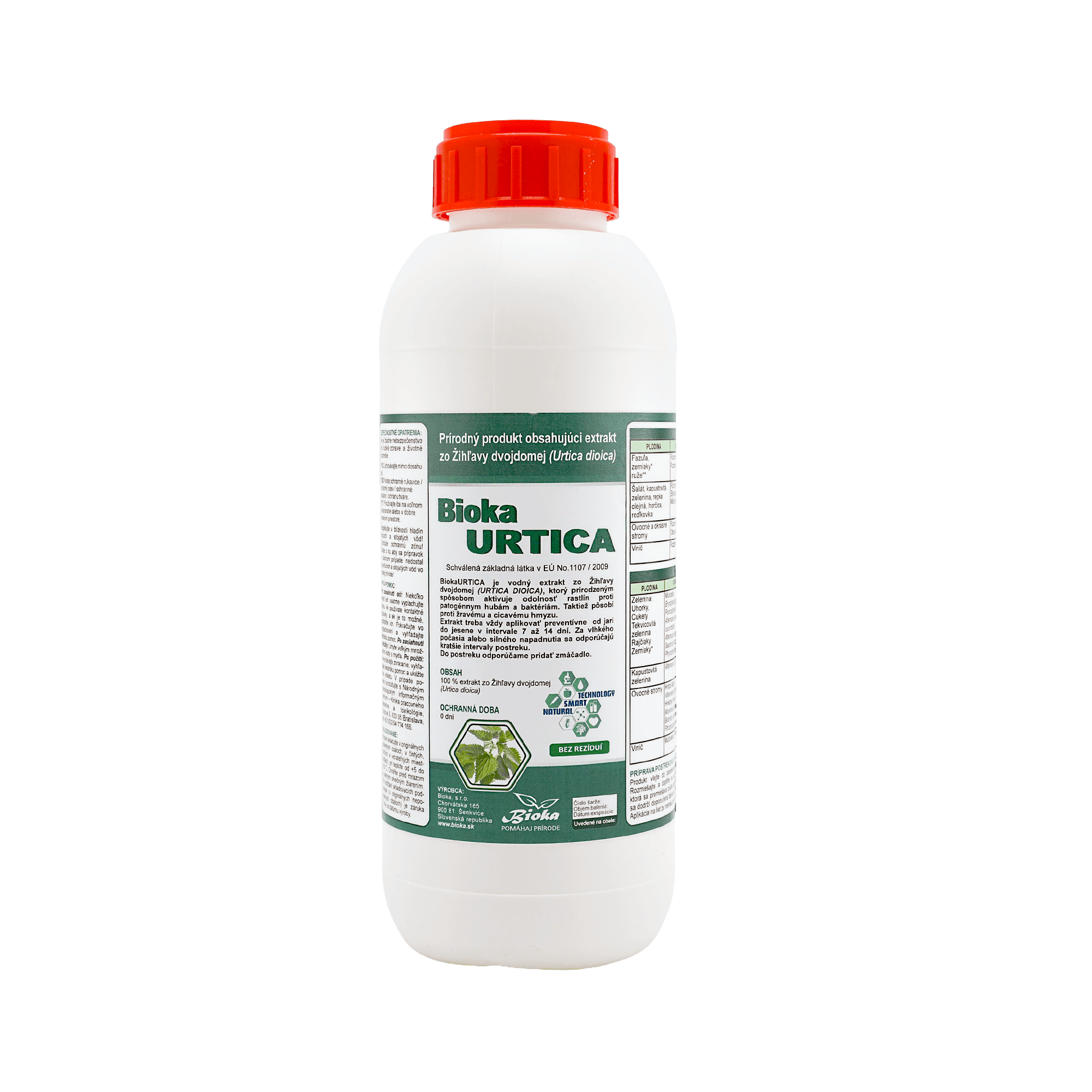 E-shop Bioka Urtica - Prírodný extrakt zo žihľavy dvojdomej Objem: 1 l