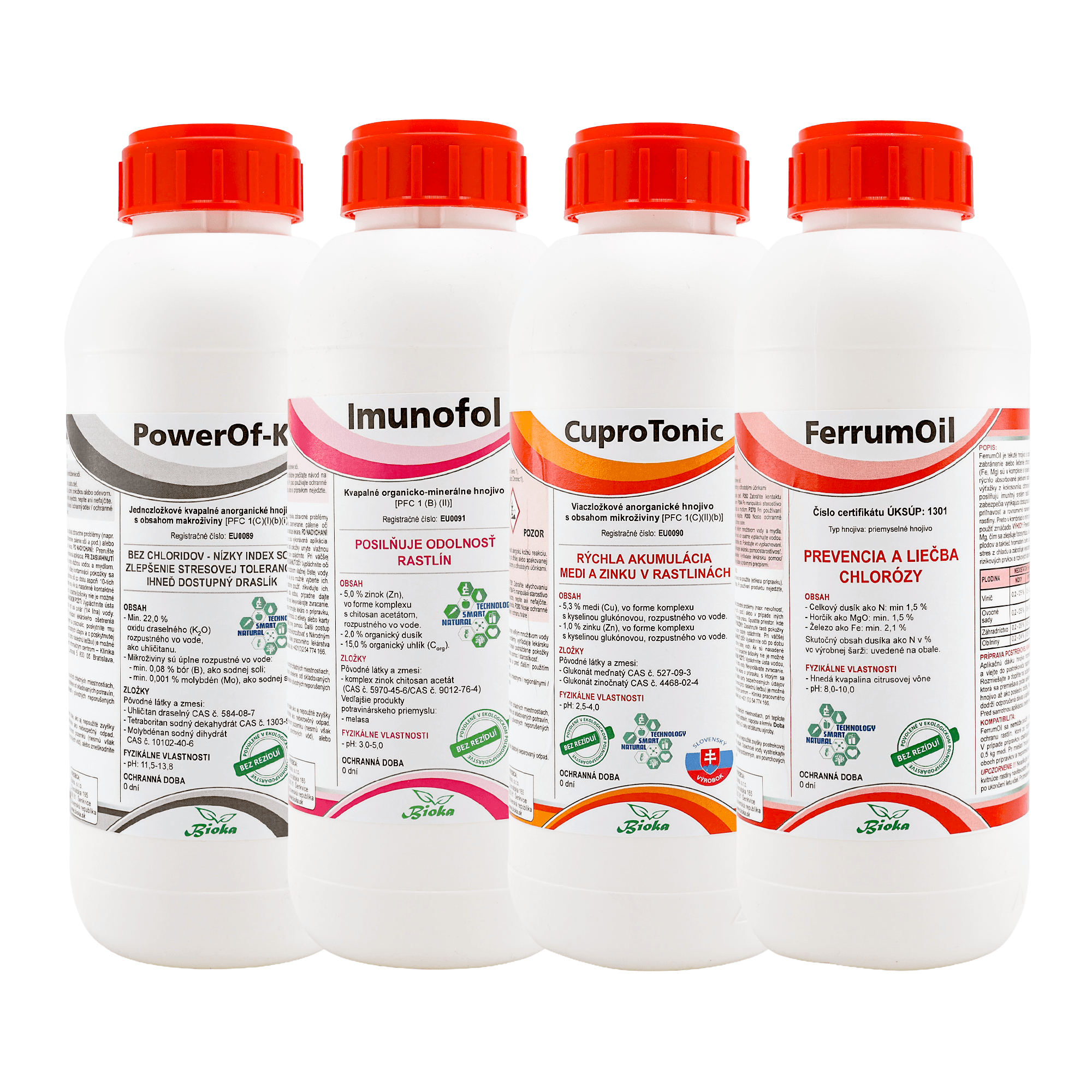 E-shop Bioka Balíček B (PWK+FE+IM+CU) Objem: 4x 0,5 l