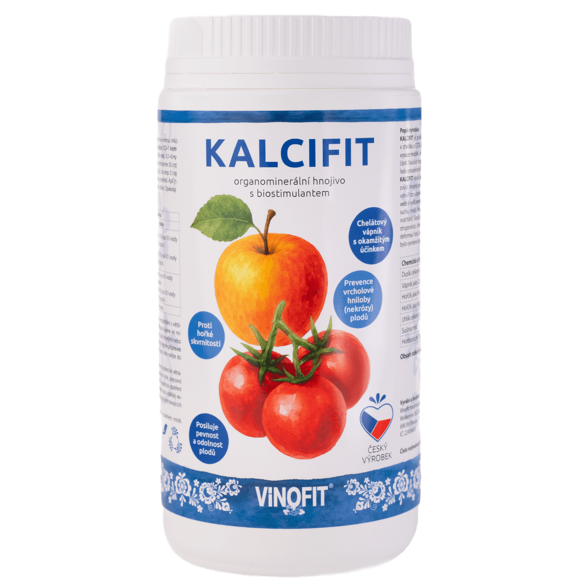 E-shop Vinofit KALCIFIT® - hnojivo s vysokým obsahom vápnika
