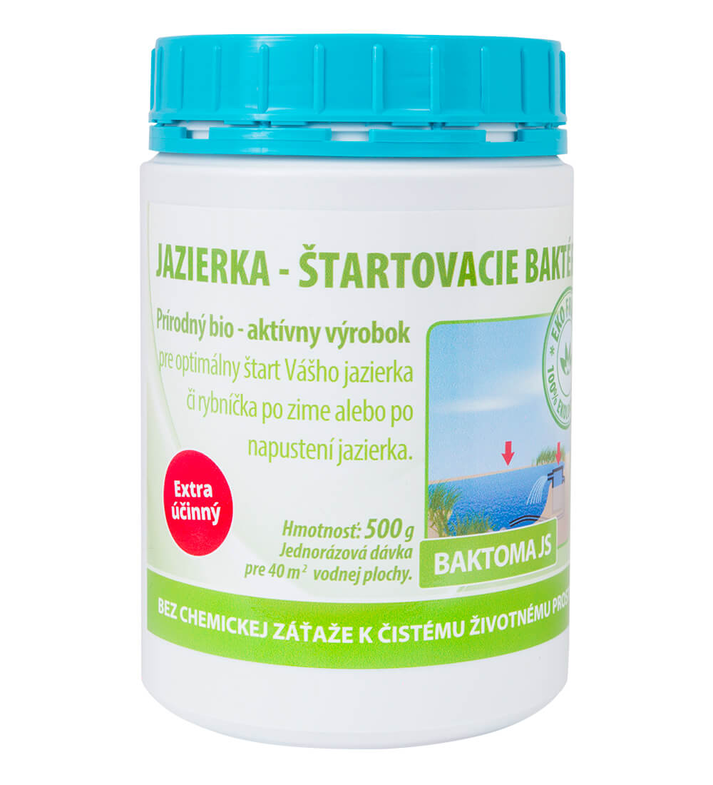 E-shop Baktoma JS - Štartovacie baktérie do jazierka - 0,5kg Baktoma JS: 0,5 kg
