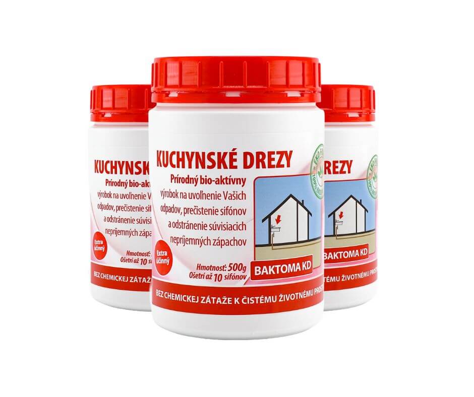 E-shop Baktérie do drezov - Baktoma KD 0,5kg Baktoma KD - AKCIA 2+1: 3 x 0,5 kg
