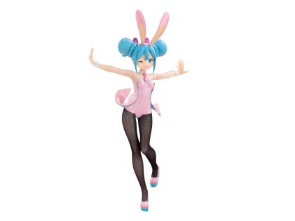 Bakuhatsu eu vocaloid figure hatsune miku bicute bunnies wink ver pink 1