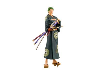 Bakuhatsu eu one piece figure zoro roronoa the grandline series wano country yukata ver 1