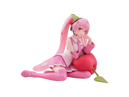 Bakuhatsu eu vocaloid figure hatsune miku desktop cute sakura miku cherry cushion ver 1