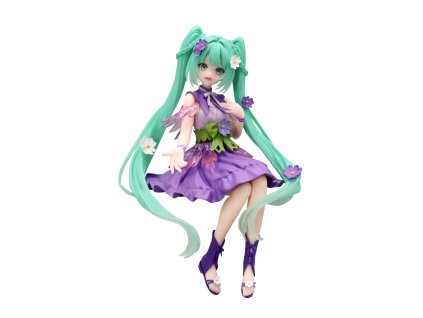 Bakuhatsu eu vocaloid figure hatsune miku noodle stopper flower fairy purple cosmos 1