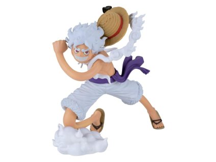 Bakuhatsu eu one piece figure monkey d luffy gear 5 grandista ii 1