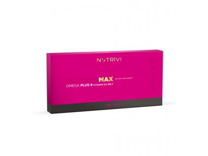 Nutrivi Revicoll Max omega plus vitamin K2MK7 60 kapslí