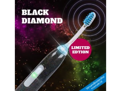Ultrazvukový kartáček Emmi-Dent Metallic BLACK DIAMOND Edition - lesklá černá