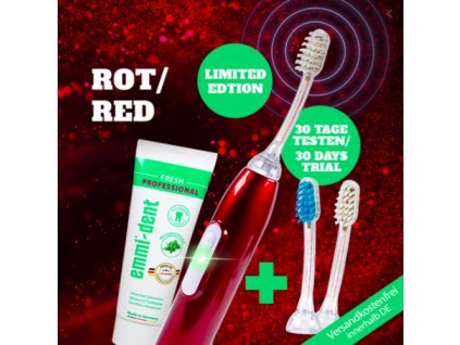 Ultrazvukový kartáček Emag Emmi-Dent Metallic - barva Exclusive Red