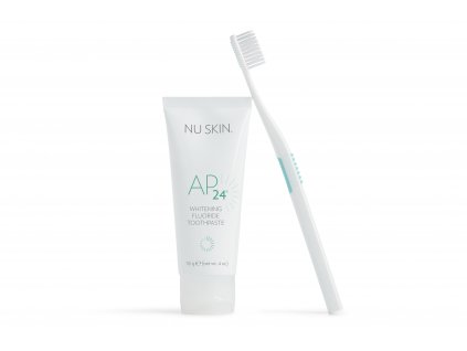 nu skin AP 24 whitening fluoride toothpaste toothbrush product picture (2)