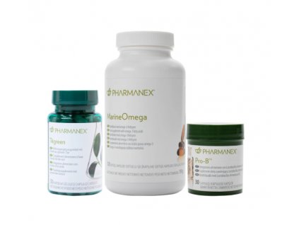 Nu skin Pharmanex Tegreen + Marine Omega + Pro B balíček