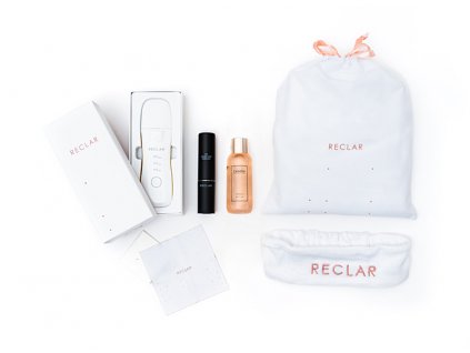 Novinka SET Reclar PLUS 24K ZLATO + ION MIST 24h Černý + CAMELLIA 100 ml - speciální startovací balíček kompletní péče o pleť